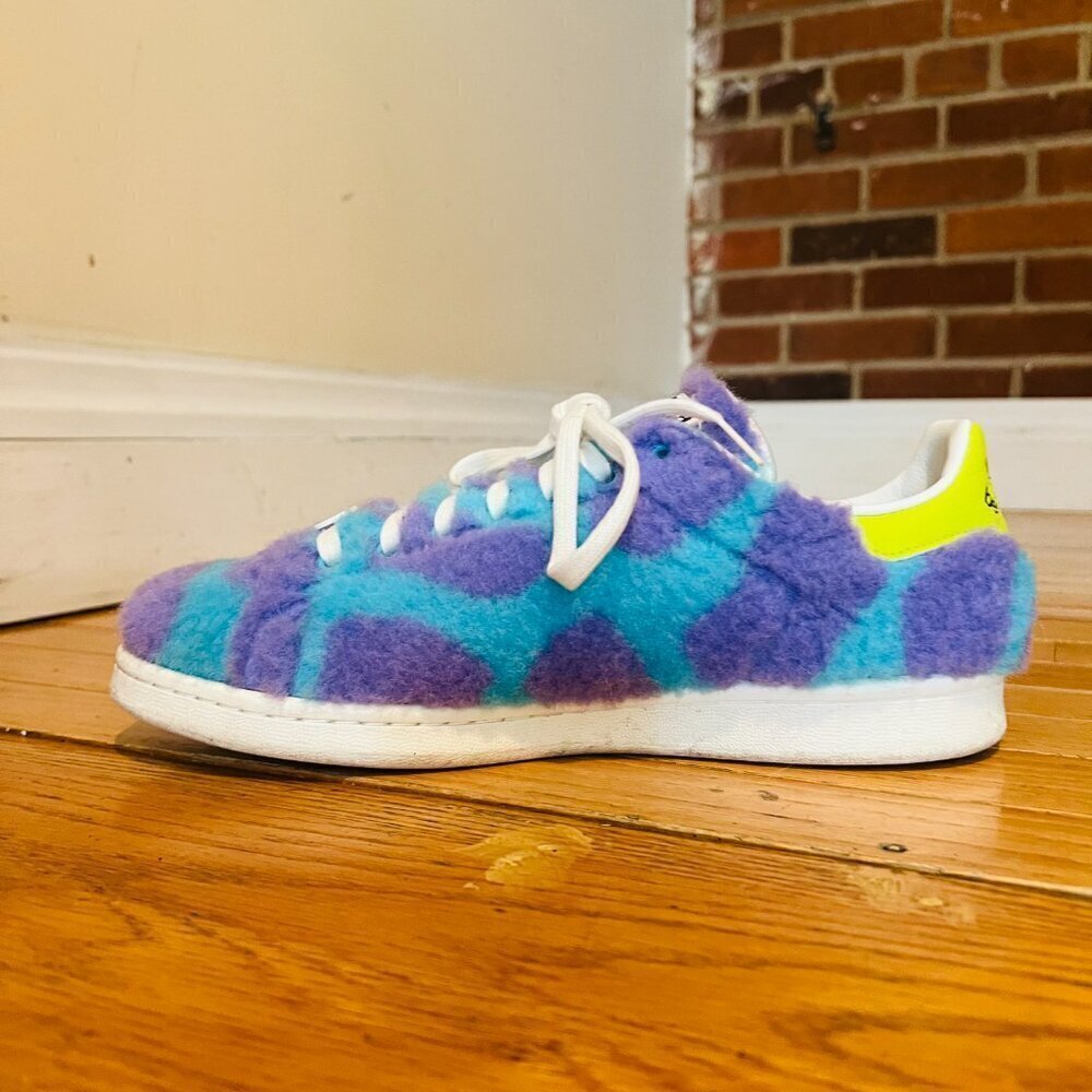 Adidas Stan Smith x Monsters Inc Mike Sulley Men’s Size 9 Custom GZ5990 - Picture 4 of 16